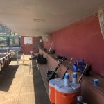 commercial cooling, baseball dugout